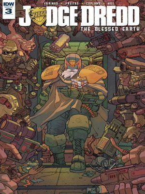cover image of Judge Dredd: The Blessed Earth (2017), Issue 3